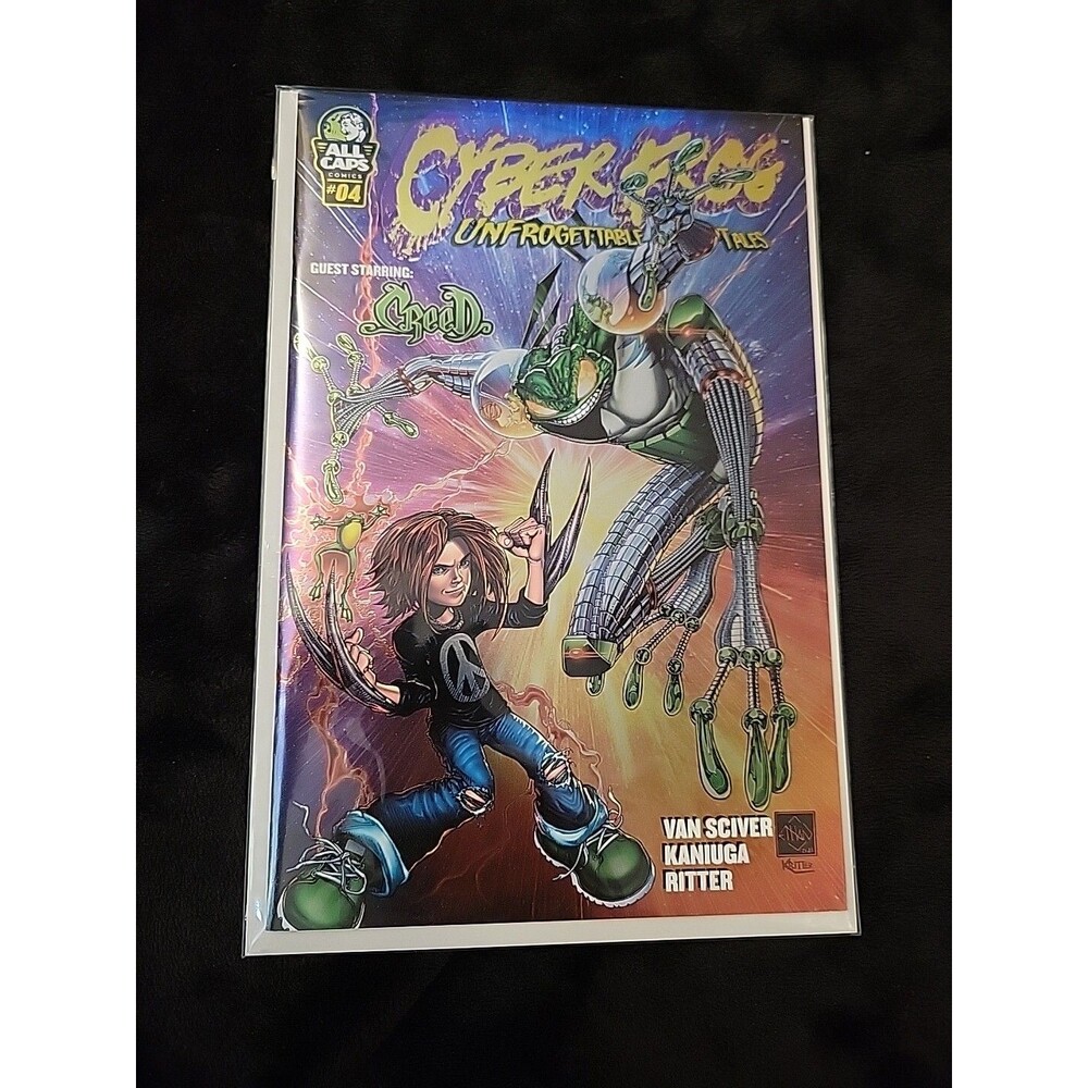 Cyberfrog Unfrogettable Tales #4 - Cyberfrog vs Creed Ethan Van Sciver, Kaniuga